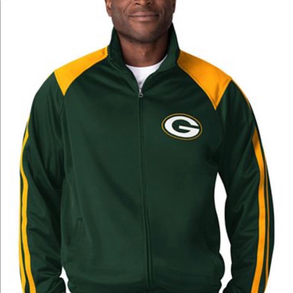 NWT Green Bay Packers Track Jacket Mens XL